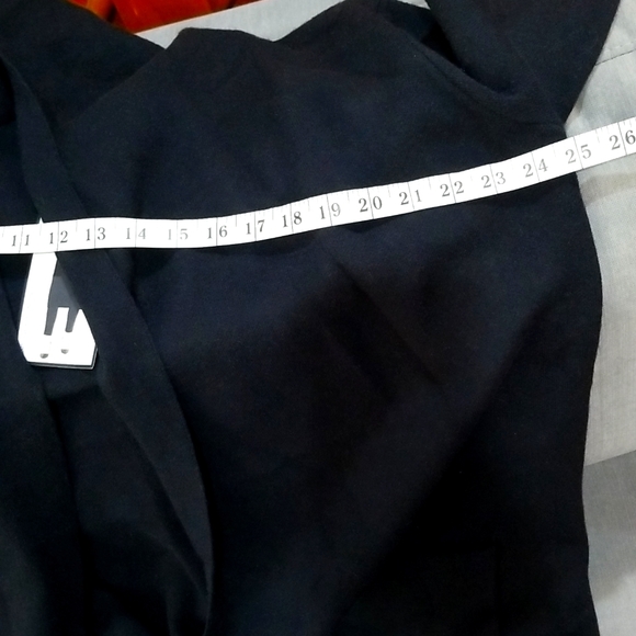 Max Sport Women Maxi Open Front Cardigan  Size L Black Heather Abalone - Picture 11 of 11